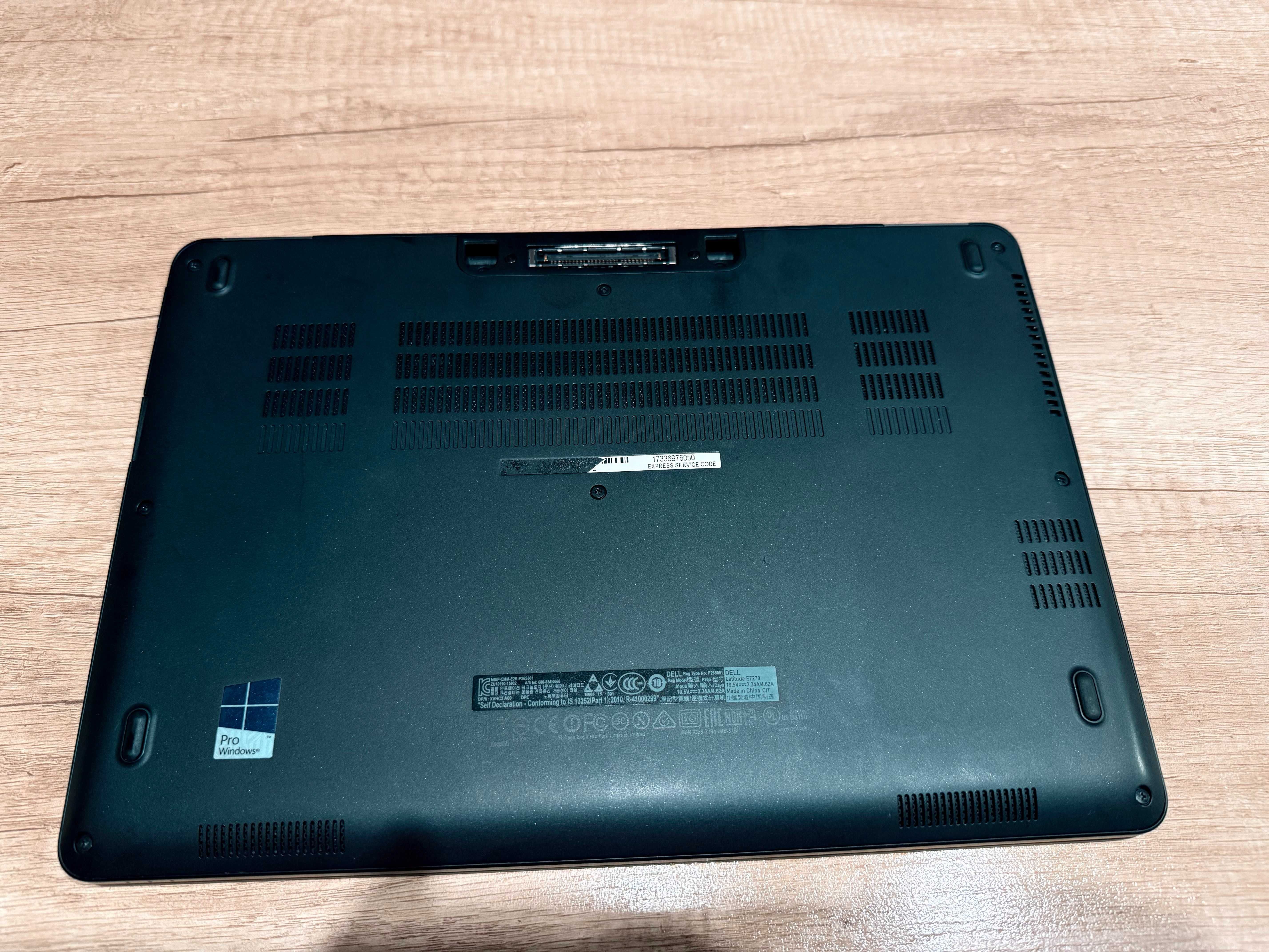 Dell Latitude E7270, SSD, Windows 10 - готов за употреба
