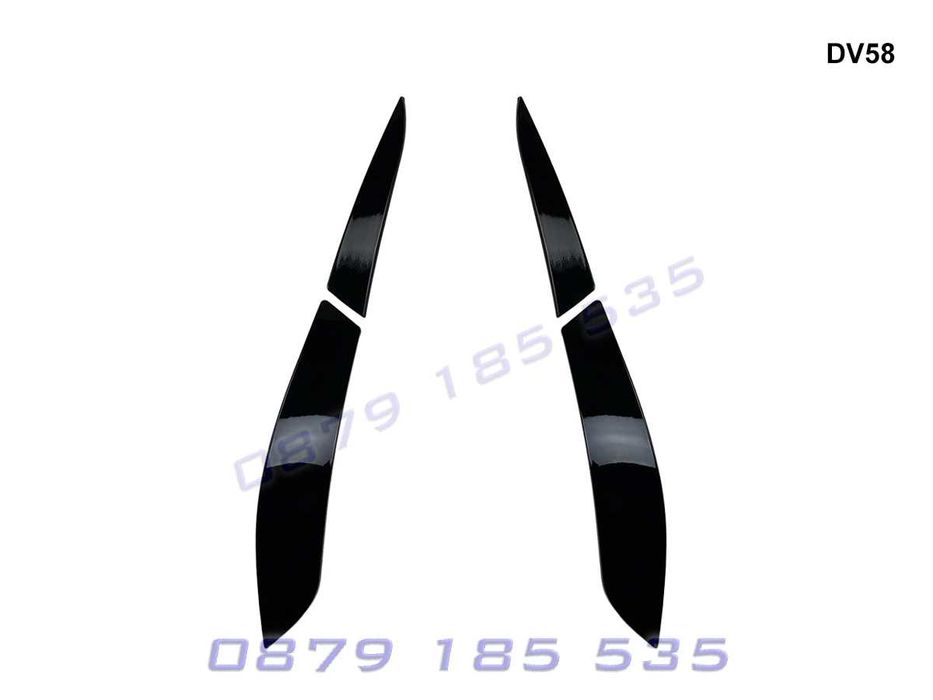 Тунинг горни задни вежди фарове VW Golf 6 голф лайсни стопове