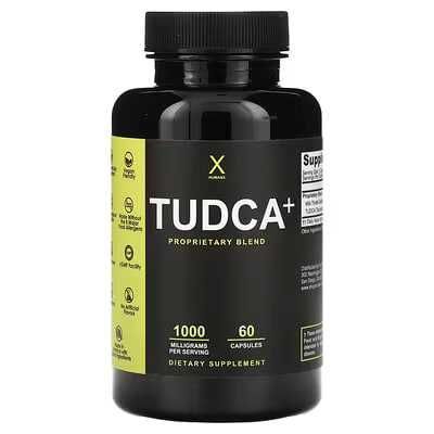 Humanx, Tudca+, 1000 мг, 60 капсул.   TUDKA 1000 mg, ТУДКА 1000мг.