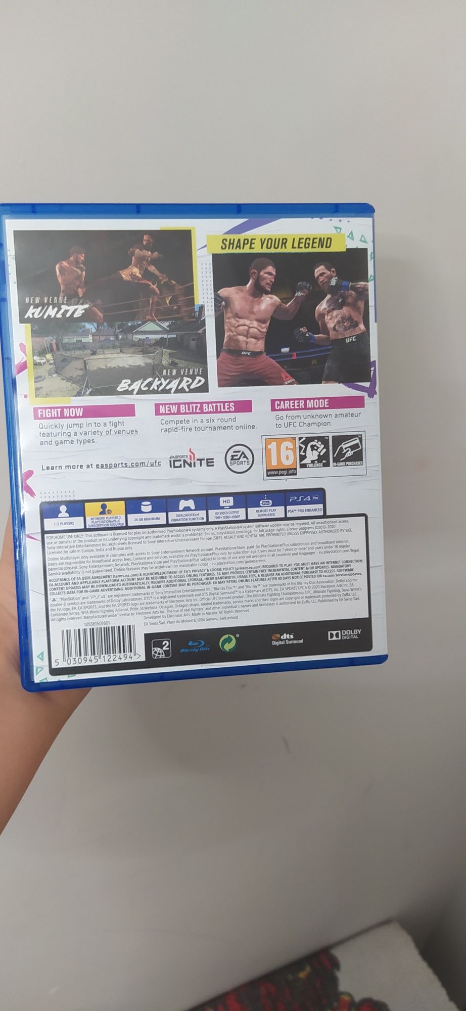 Ufc 4 для playstation