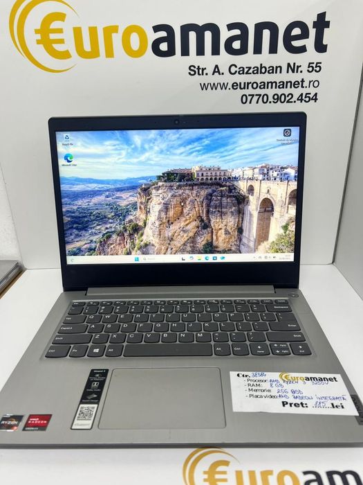 Laptop Lenovo ideaPad 3 15ADA05, procesor AMD Ryzen(TM) 3 3250U -I-