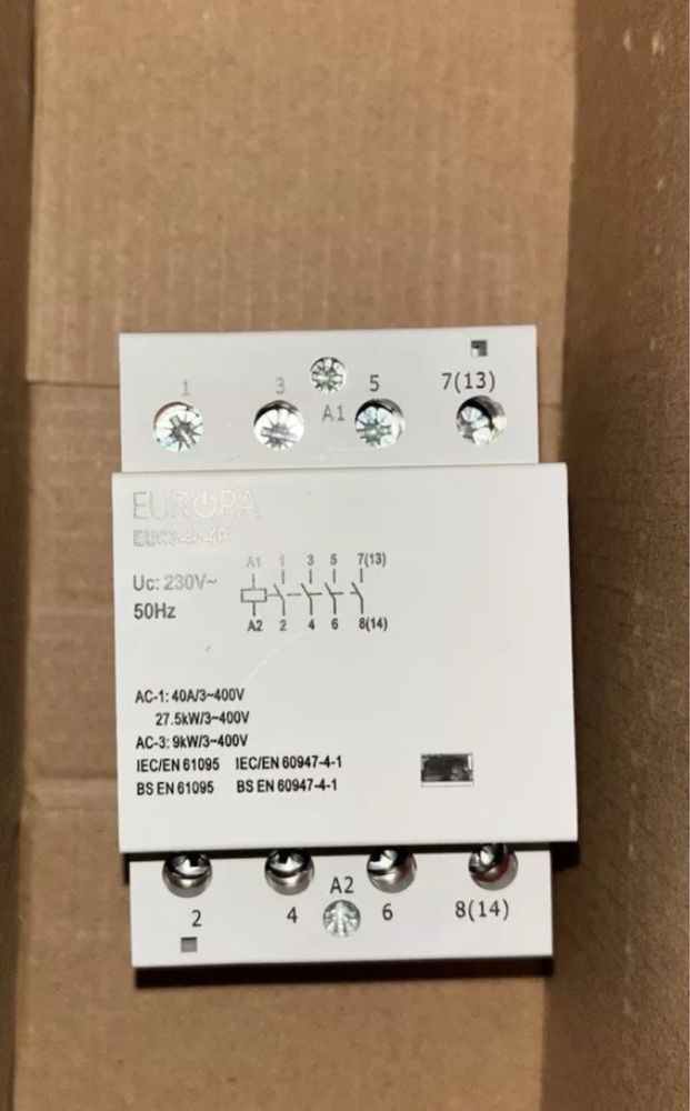 Contactor Europa EUC3-40-4P