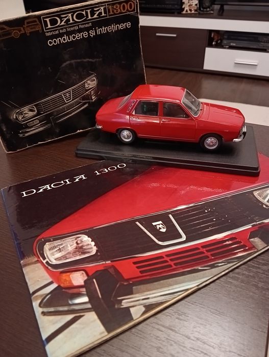Revista promo Dacia 1300-1301 anii 70 plus machete Dacia