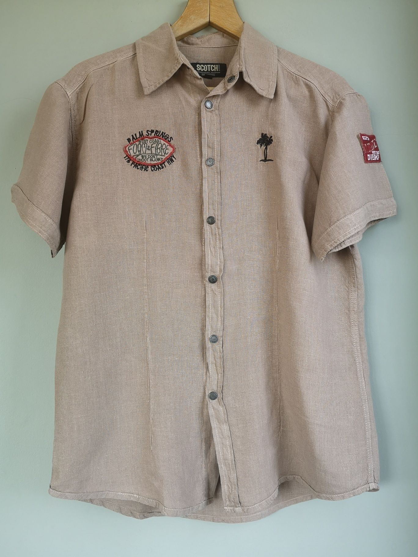 Scotch & Soda, мъжка ленена риза, размер L
