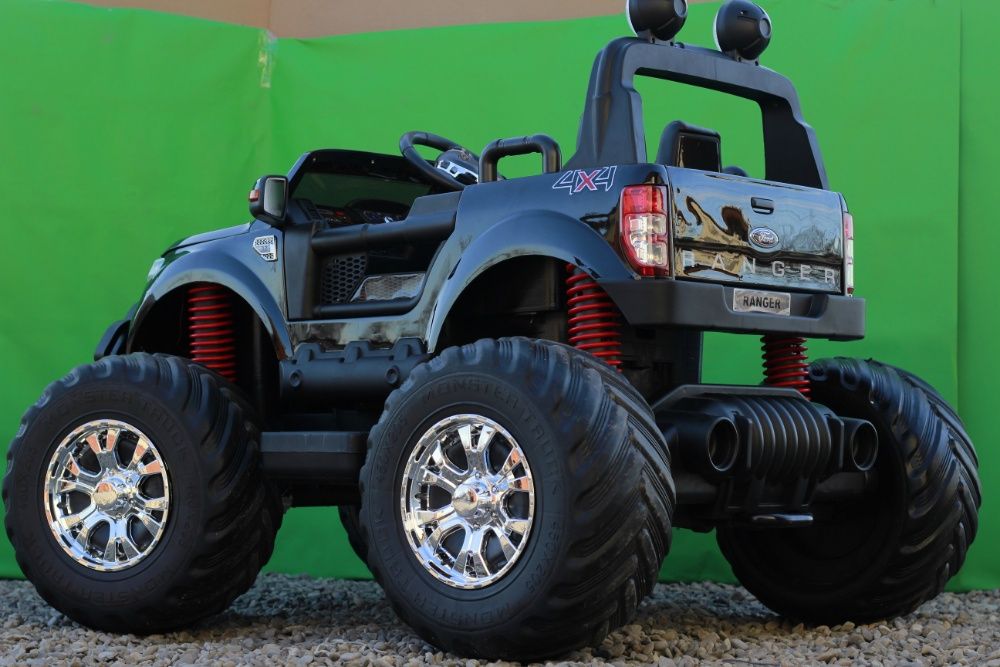 Masinuta electrică pentru 2 copii Ford Monster TRUCK 4x4  12V 14Ah