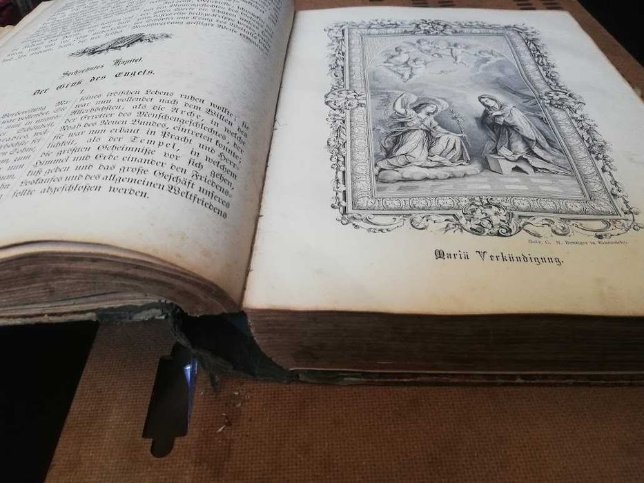 vand carte religioasa foarte veche,vintage,1873