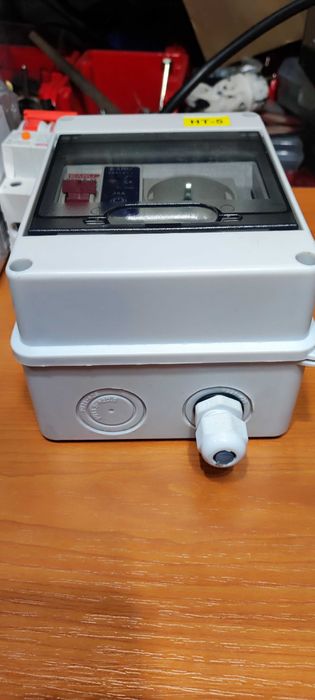 Tablou de exterior cu priza Wifi si protectie RCBO gen Plug&Play