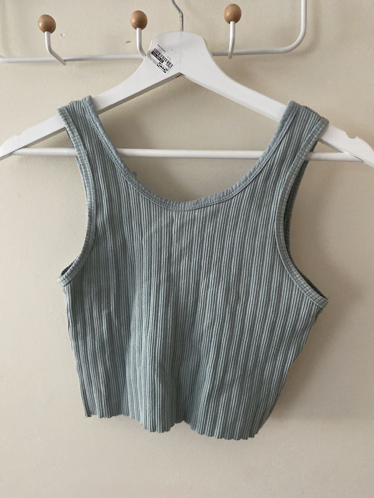 Cropp top светло син