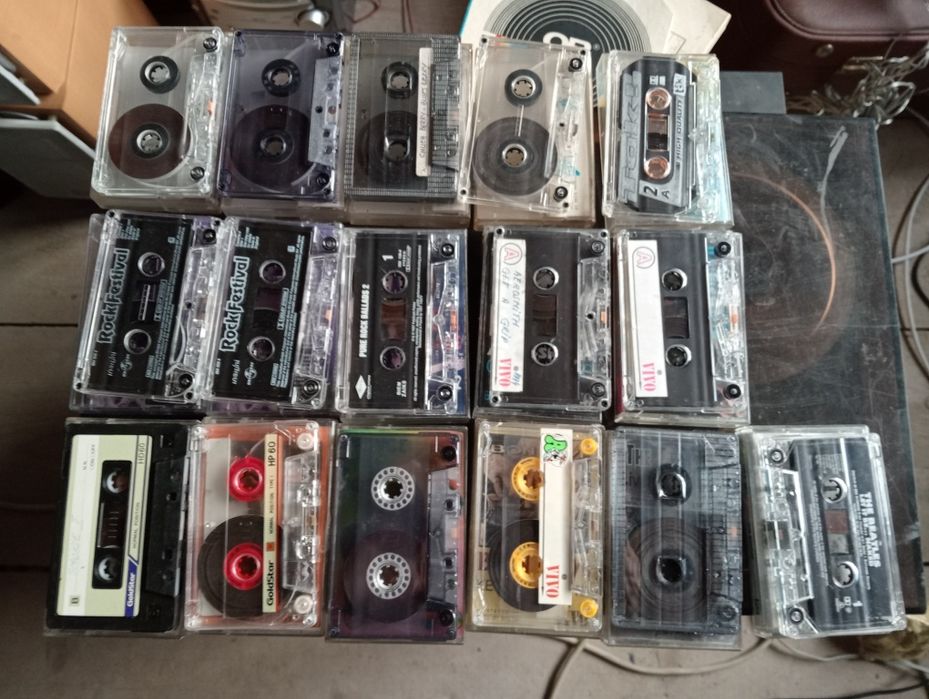 Lot casete audio rock