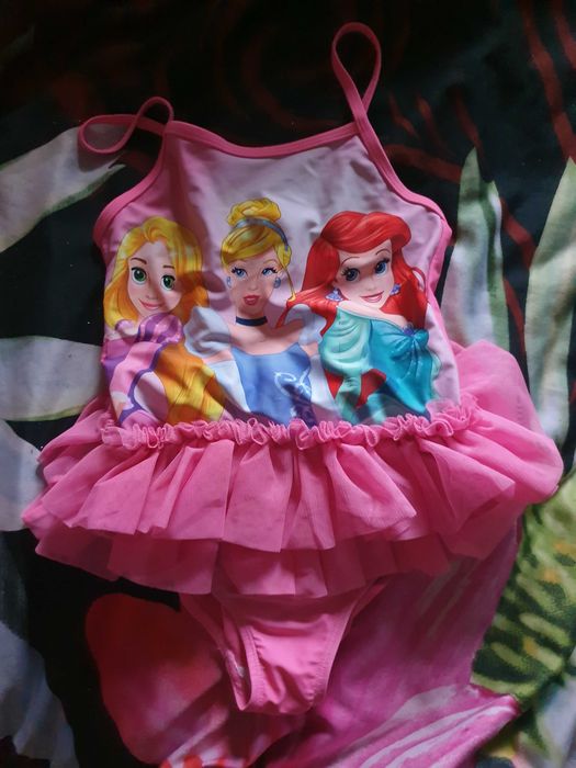 Costum baie fetite cu minnie si prințese Disney ieftine