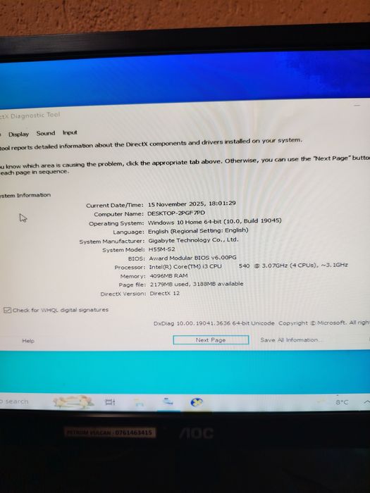 Calculator hard disk 1Tera