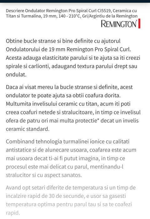 Ondulator REMIGTON, Nou