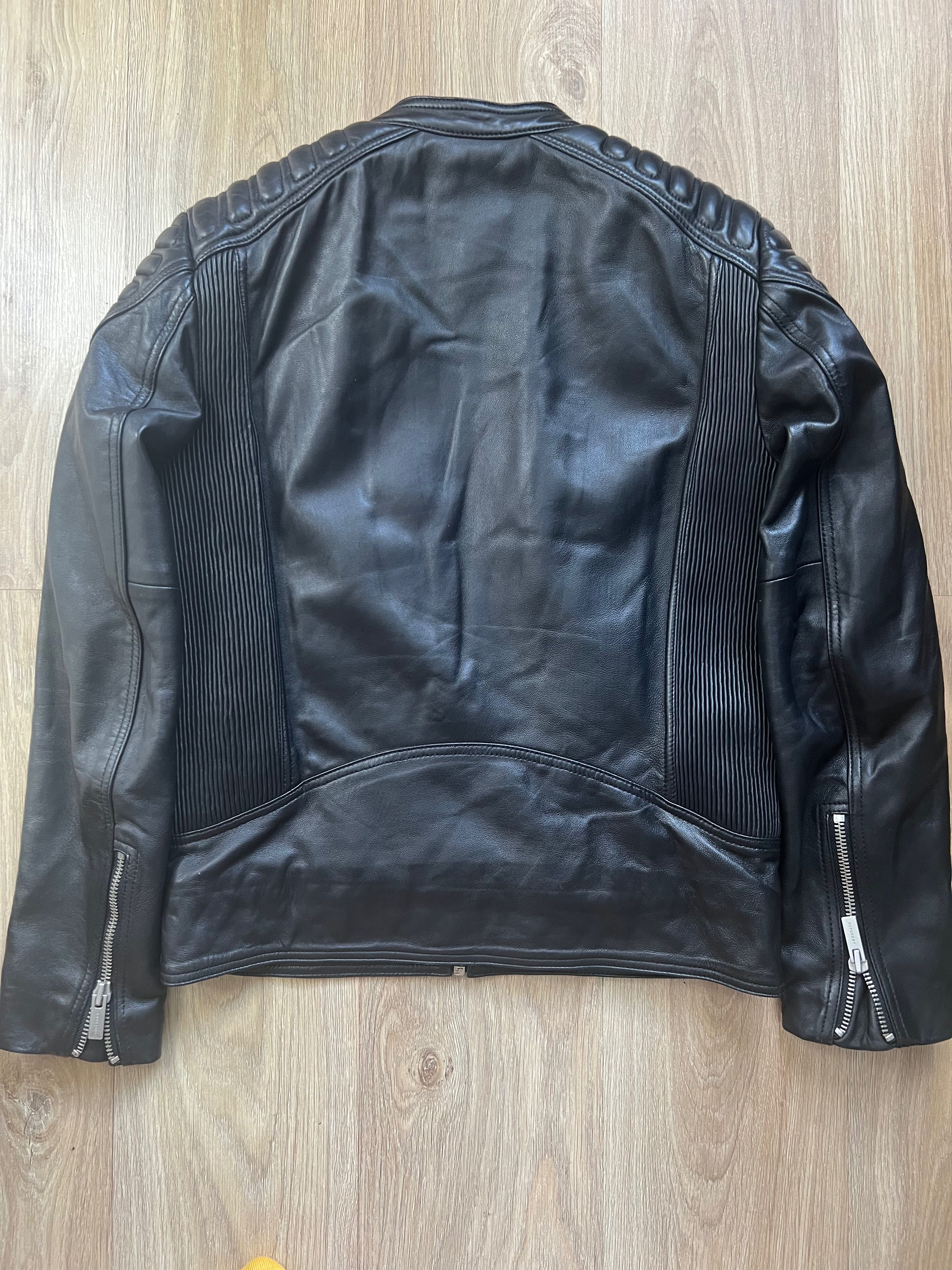 Мъжко Кожено яке Superdry 100% genuine City Hero Leather Racer Jacket