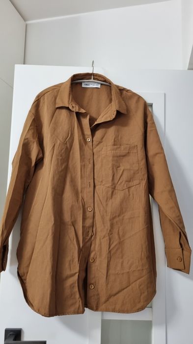 Camasa bumbac maro dama xl