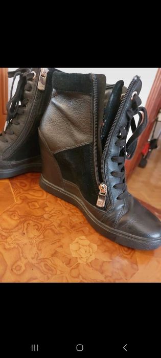Ghete de piele Tommy Hilfiger