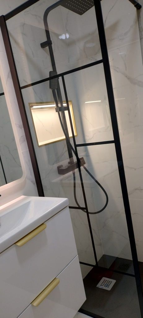 Paravan duș sticla securizată 8 mm