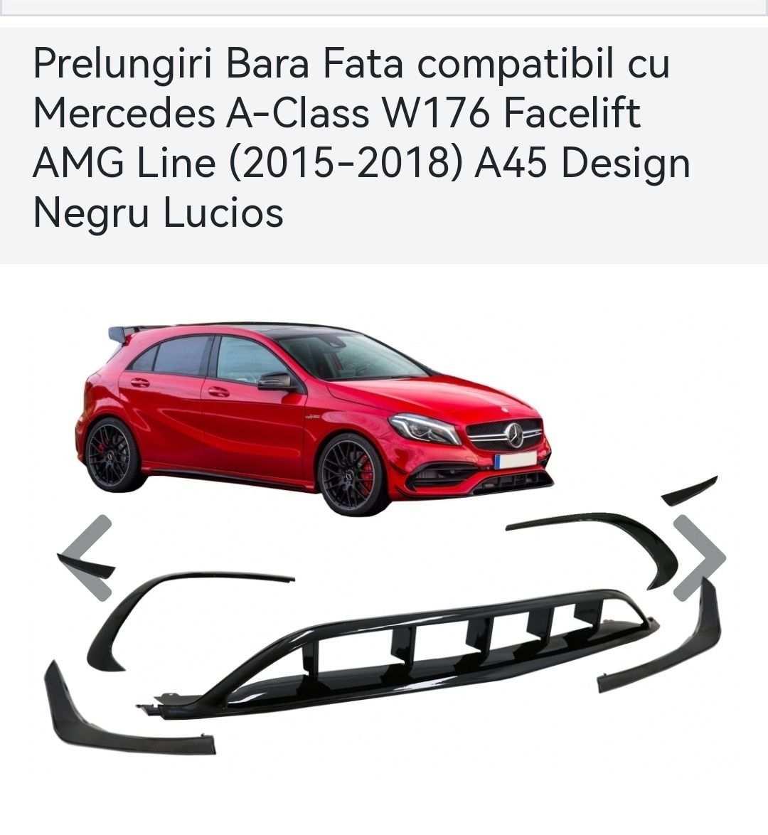 Prelungire bara fata Mercedes Benz W 176