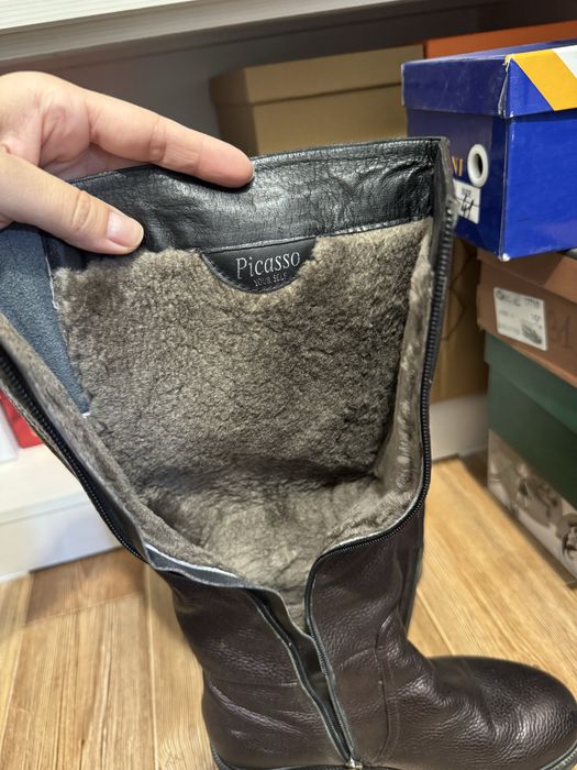 Зимние сапоги натуралка