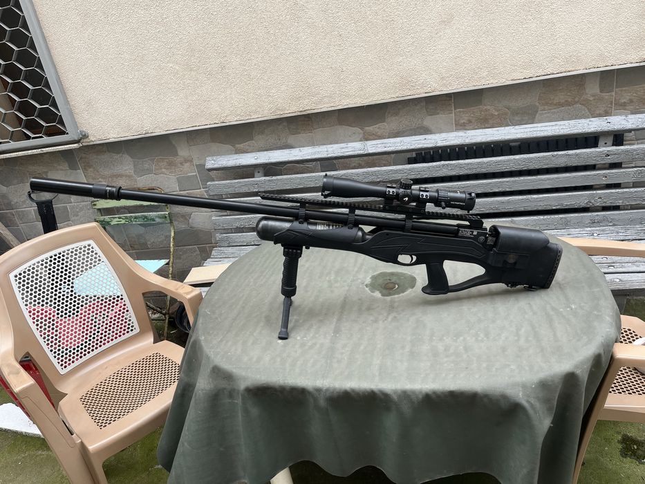 Въздушна пушка PCP Hatsan Hercules Bully long  - cal. 6.35 mm.