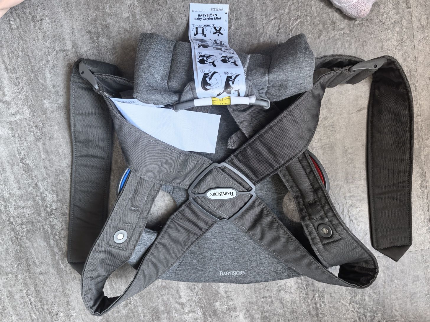 BabyBjörn Бебешко кенгуру Mini, Jersey 3D