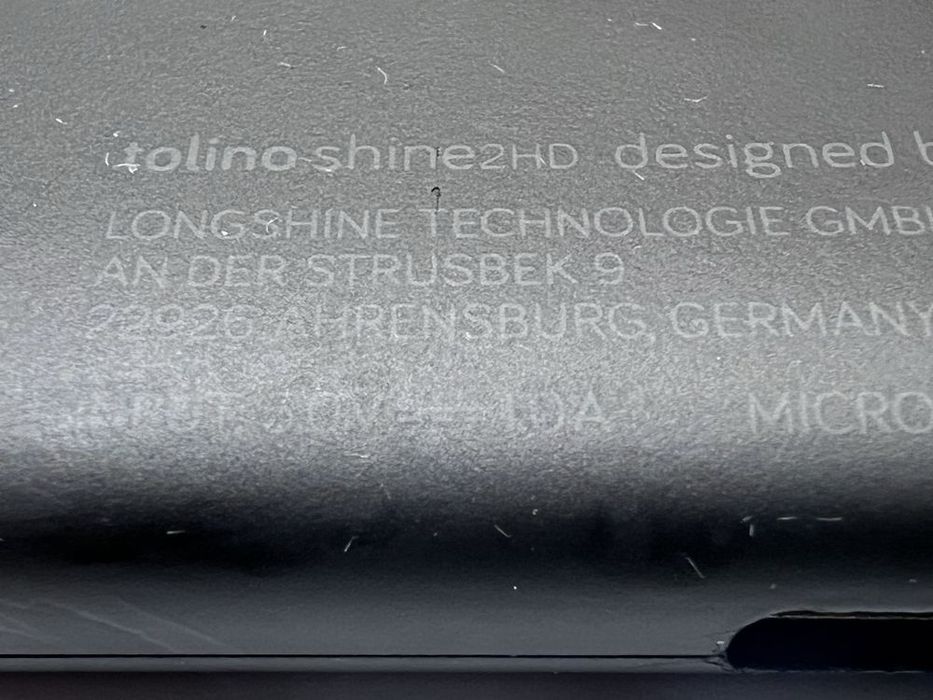 Tolino Shine 2 HD – Отлично Състояние, 300 dpi Екран