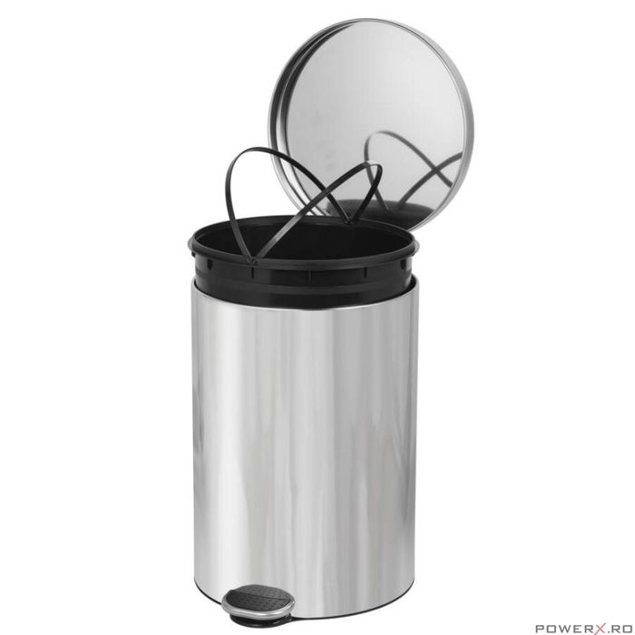 Cos de gunoi cu pedala, capacitate 20 litri, insertie ignifuga,