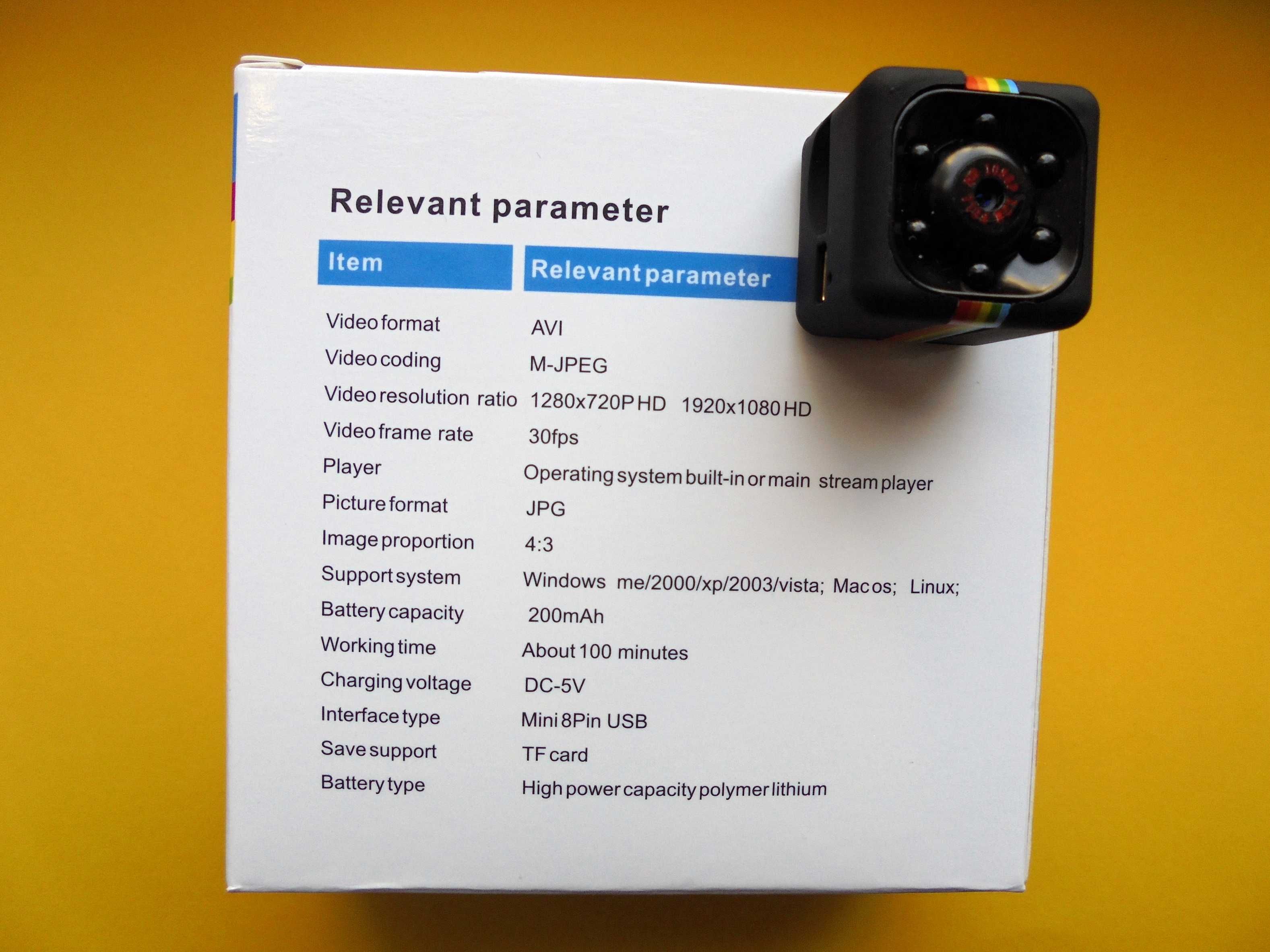 Mini camera spion(sport,timp liber)