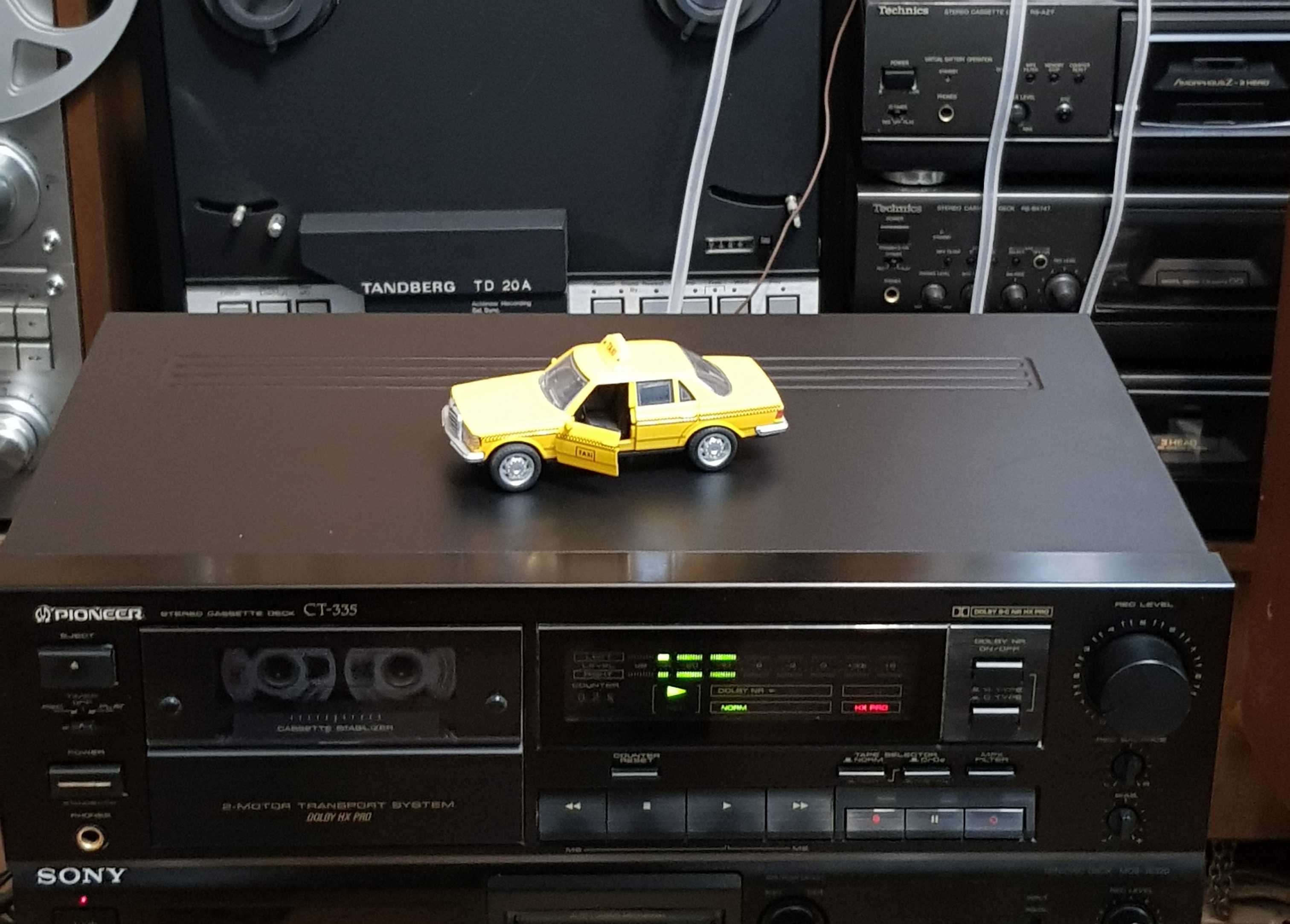 Casetofon Deck Stereo Vintage PIONEER CT 335 BLACK (Made in Japan)