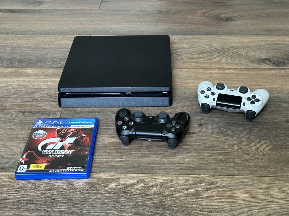 Новый playstation 4 Slim 1000GB 1TB HDR/джойстик/игра/пс 4 ps 4