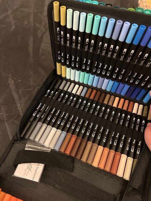 Set 158 linere / markere duble