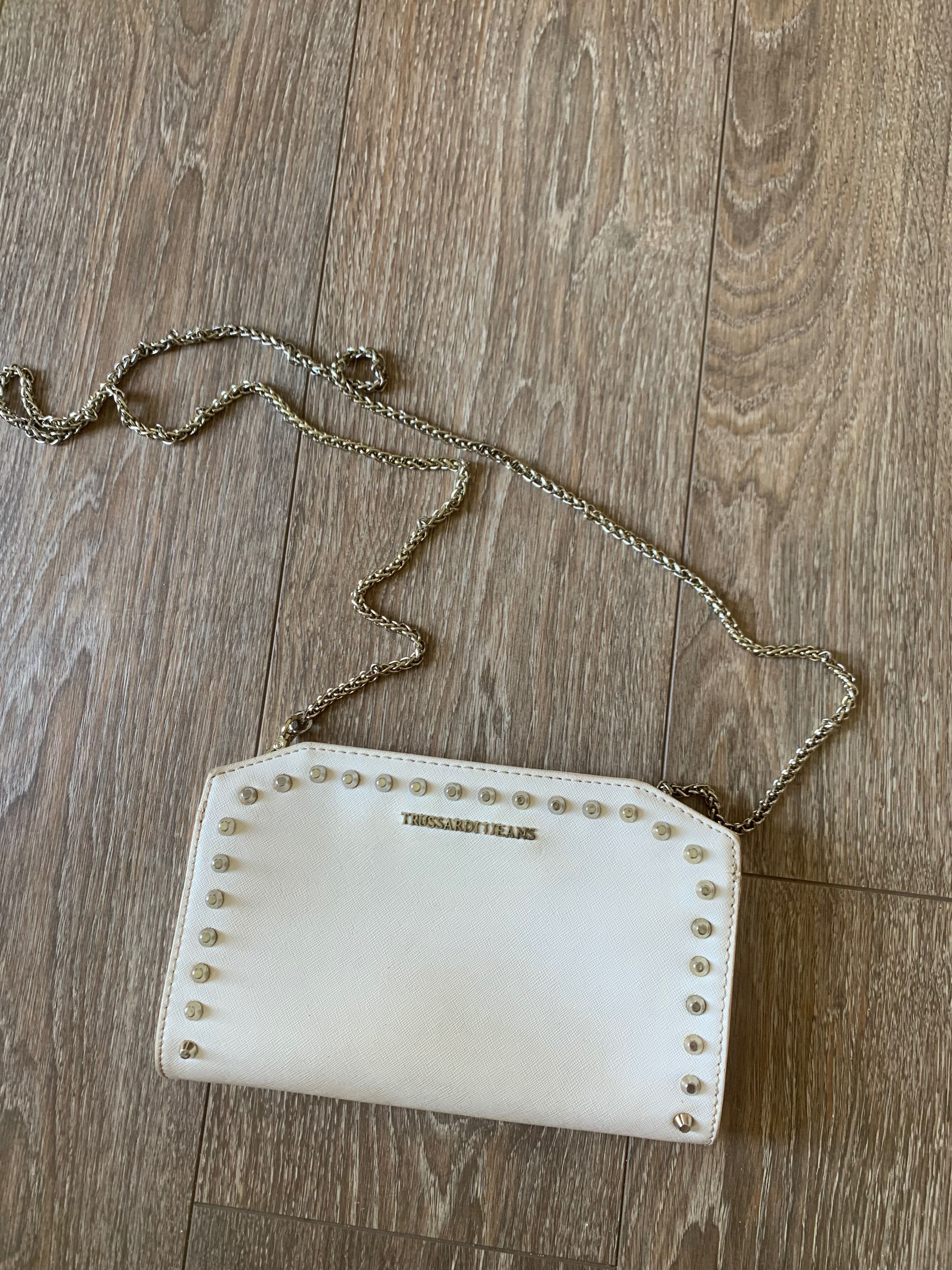 Бяла чанта Trussardi