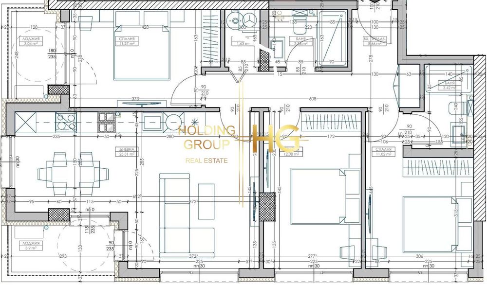 Продава се Четиристаен апартамент в Варна, Младост 1 - 121 кв.м за 1174 €/кв.м - Снимка #1