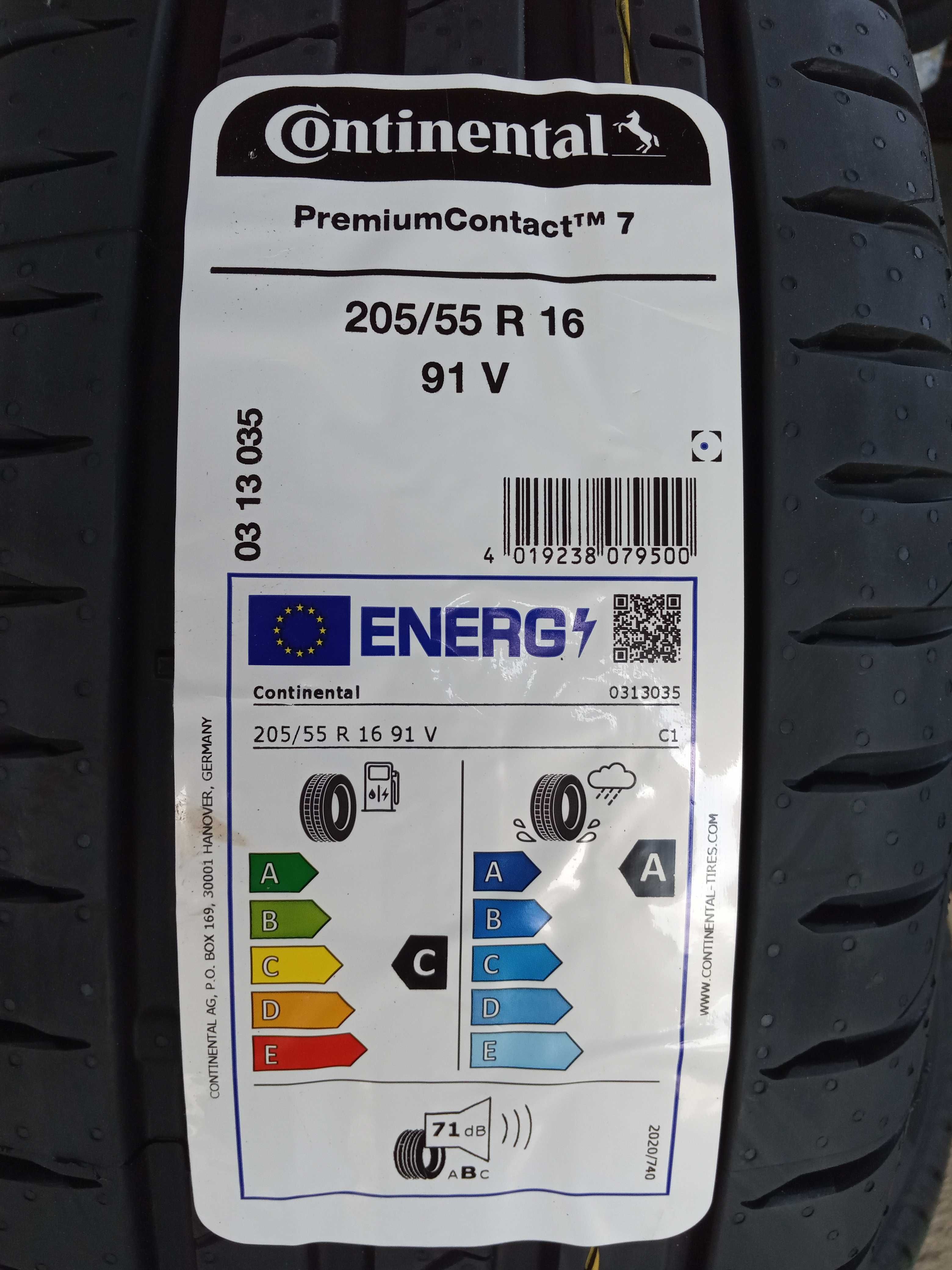 Нови летни гуми 205/55R16 Continental PremiumContact 7 EV 91V