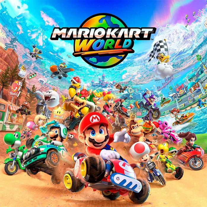 Nintendo Switch 2 + Mario Kart World Чисто нова