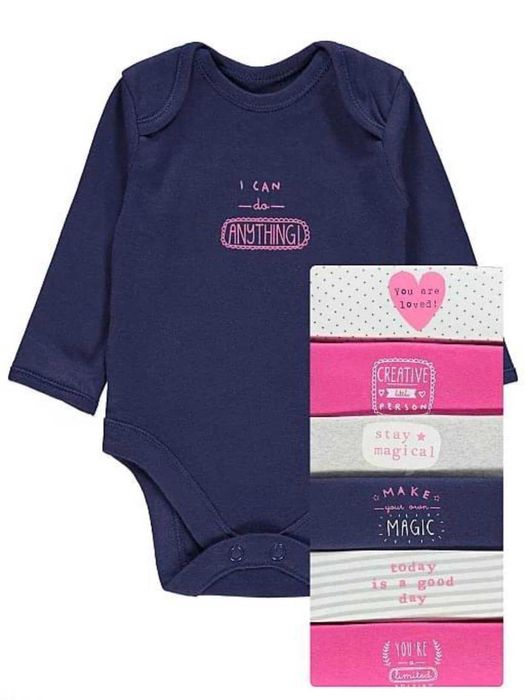 7 body maneca lunga 0-24 luni /56-62, 62-68, 68-74, 74-80, 80-86 86-92