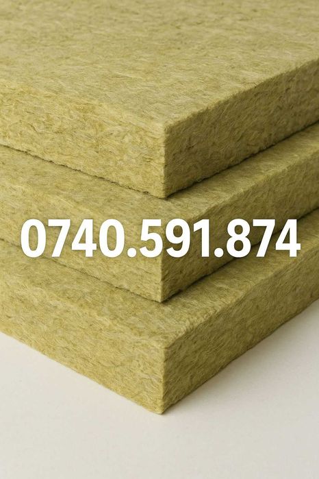Vată bazaltică/sticlă Knauf, Isover, Rockwool – direct din stoc!