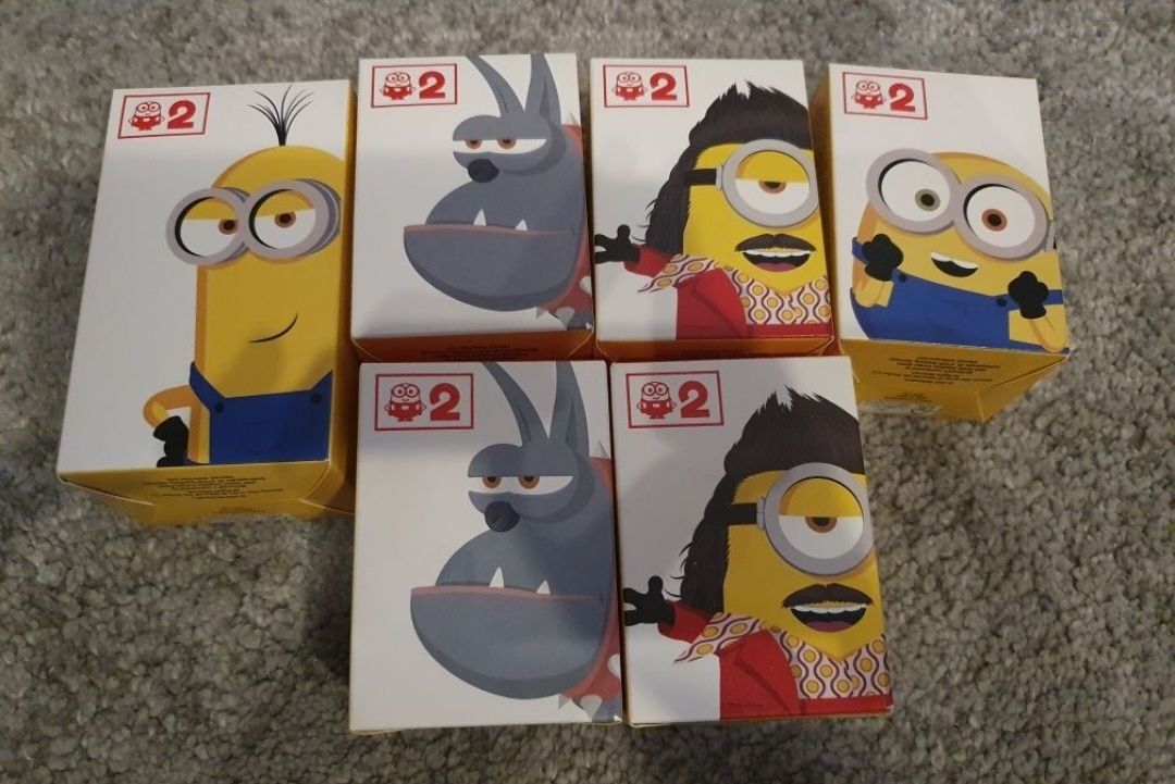 Jucarii noi sigilate happy meal minioni minions rise of gru mc donald