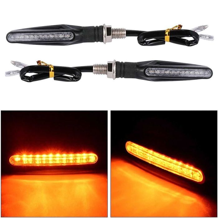 Semnalizari flexibile 12 Led moto atv ambarcatiuni jucarii copii