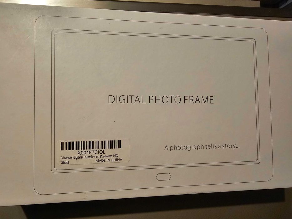Rama foto "8 digitala Wifi Touchscreen