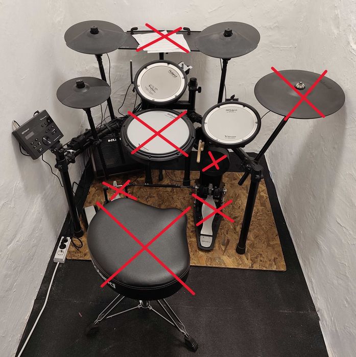 Roland TD-7, електрони барабани Роланд ТД-7