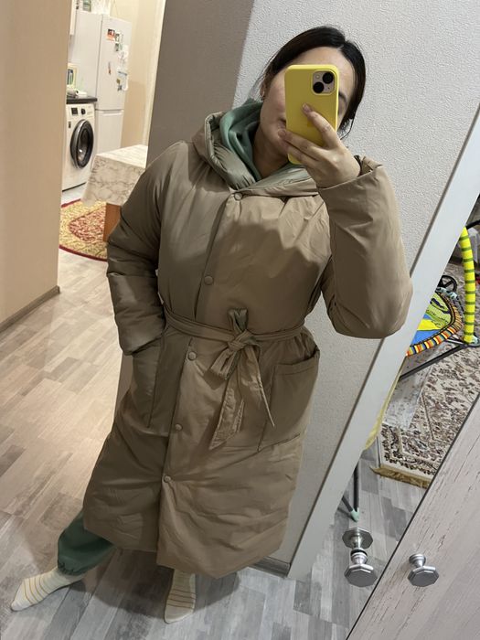 Куртка пуховик двухсторонняя