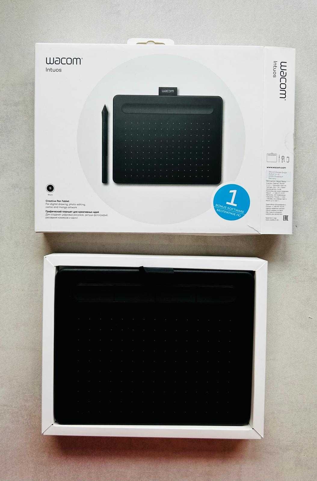Tableta grafica WACOM Intuos S CTL-4100K-N, Bluetooth, negru