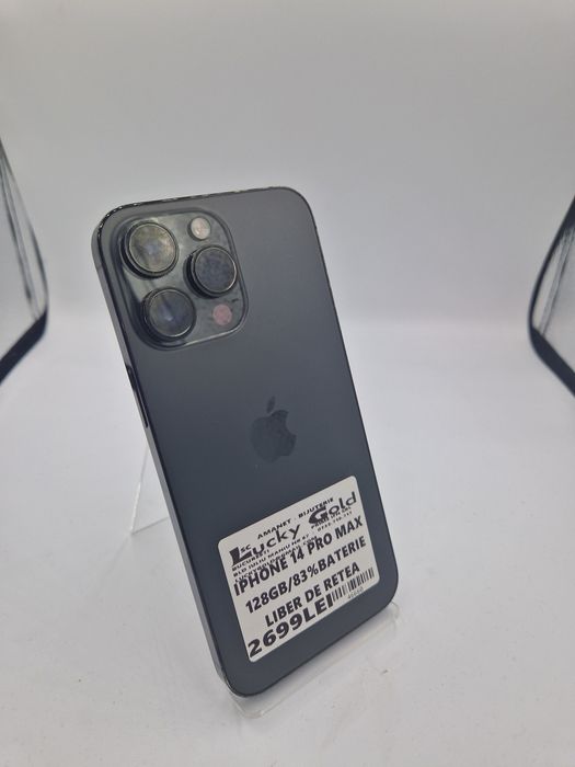 IPhone 14 Pro Max 128 GB 83% Baterie Garantie #46660