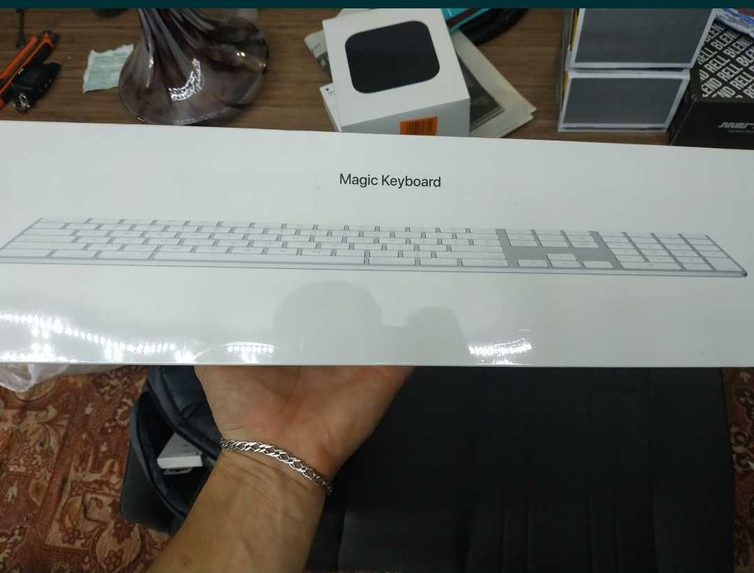 Аpple keyboard, mouse, trackpad, apple tv.