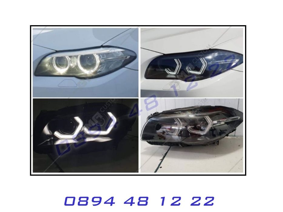 Crystal Angel Eyes Кристални Ангелски Очи BMW БМВ F30 F10 E60 Ф30 E90