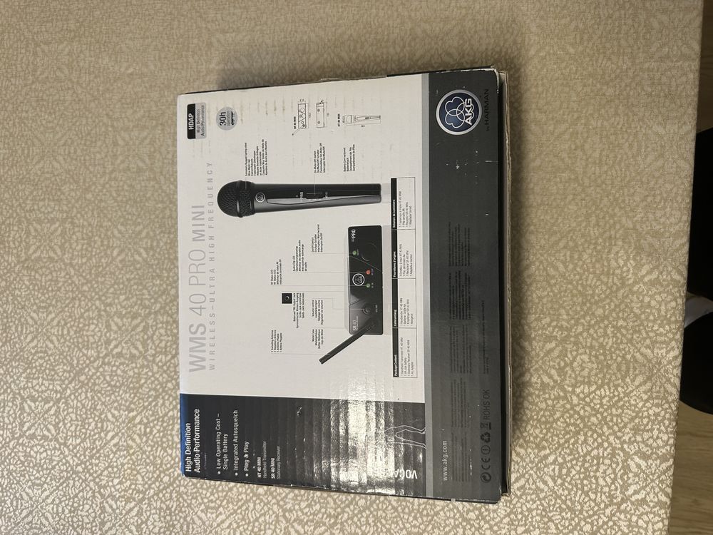 Продаю Микрофон AKG WMS40 pro mini абсолютно новый