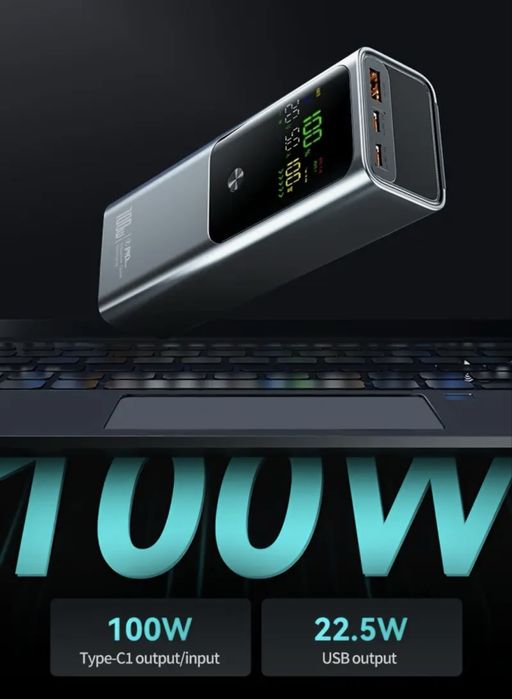 Power bank 100 w 18.000 mAh