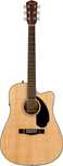 Електро-акустична китара Fender CD-60SCE Dreadnought NAT WN Mahogany