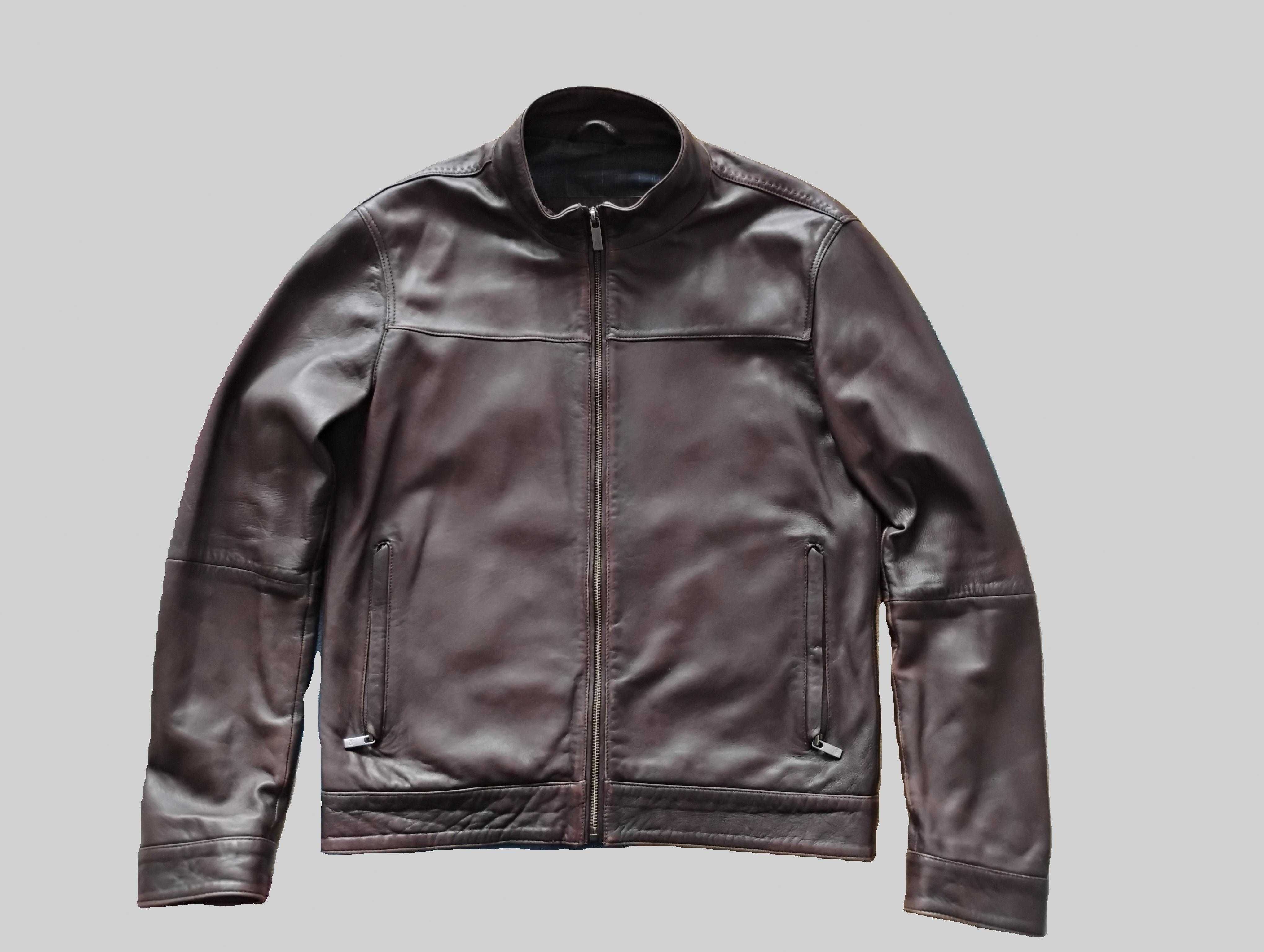 Мъжко кожено яке Massimo Dutti - размер М