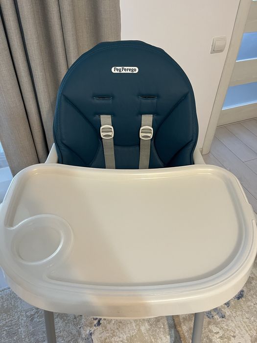 Scaun de masă Peg Perego 2 in 1 Prima Pappa Zero Follow Me, Petrolio